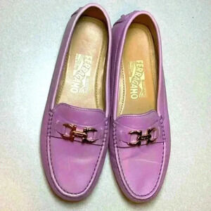 Salvatore Ferragamo Women's Loafers Made in Italy Flat Size  5.5